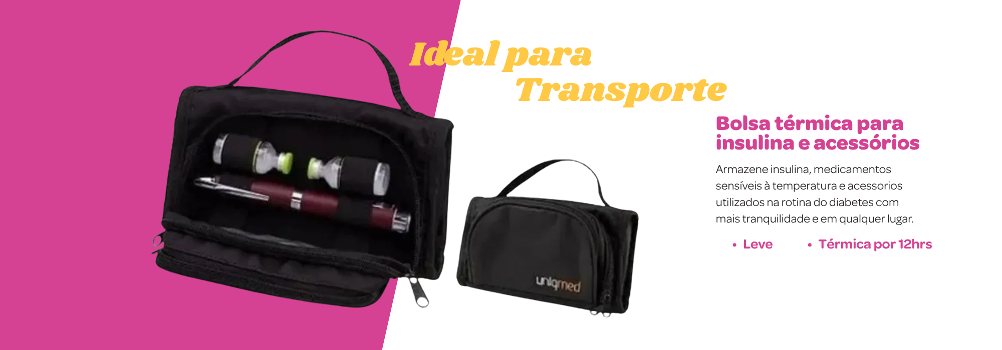 Bolsa térmica para insulina