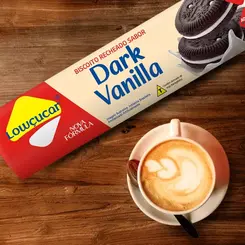 Biscoito recheado baunilha