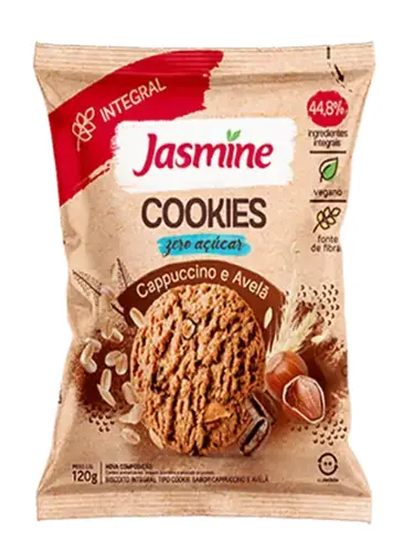 Cookies  Zero Açúcar Cappuccino e Avelã