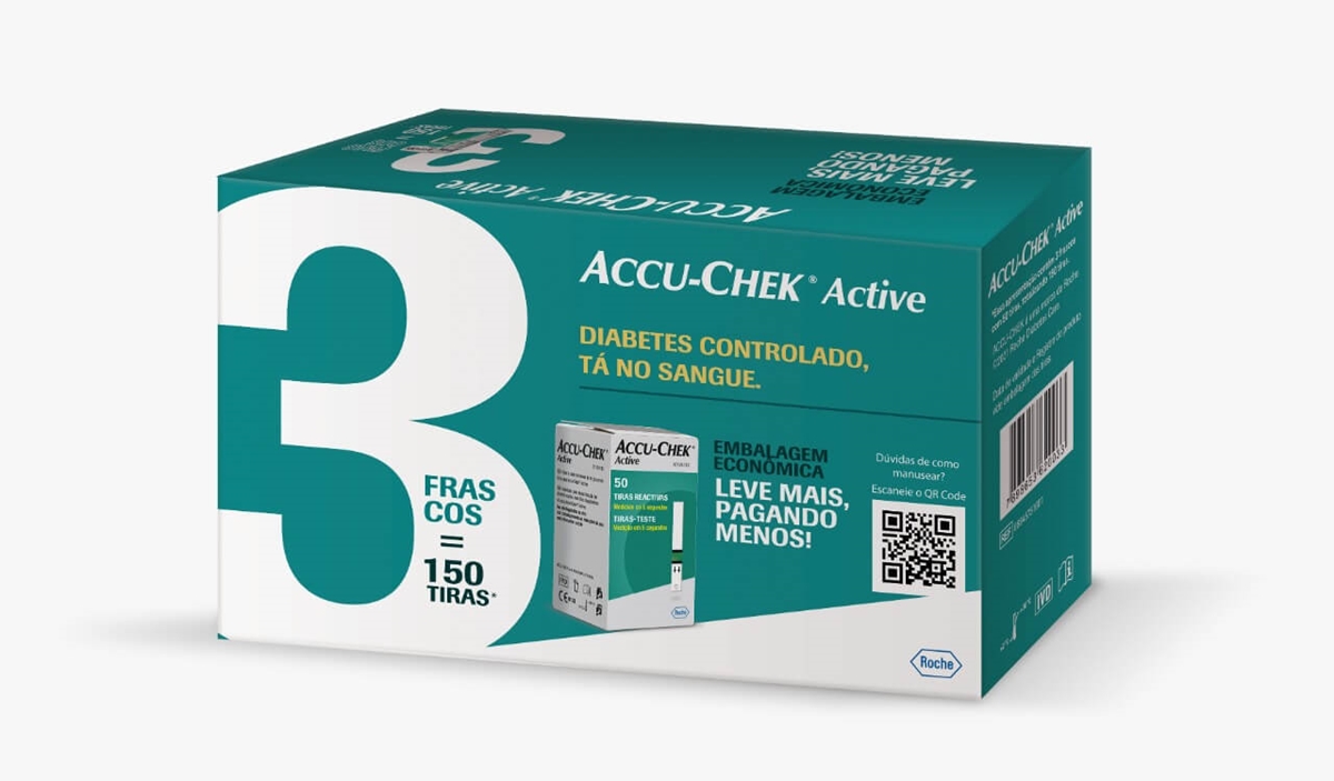 Kit 3x50 Accu Chek Active Combo 3x50 Accu Chek Active Roche