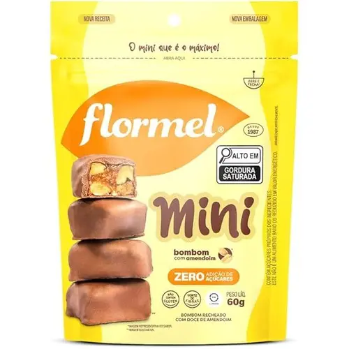 Mini Bombom com Caramelo sem Açúcar
