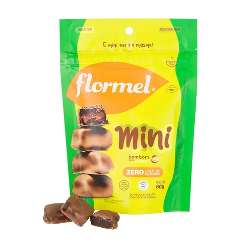 Mini Bombom com Banana e Zero Açúcar