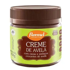 CREME DE AVELÃ COM CACAU E PEDAÇOS CROCANTES DE AVELÃ, ZERO AÇÚCAR