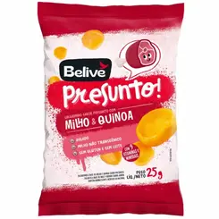 Salgadinho de Presunto Sem Glúten Sem Leite Com Vitaminas Belive 25g
