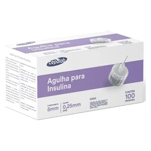 Agulha para canceta  de insulina 5mm
