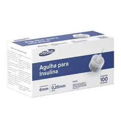 Agulha para canceta de insulina 6mm