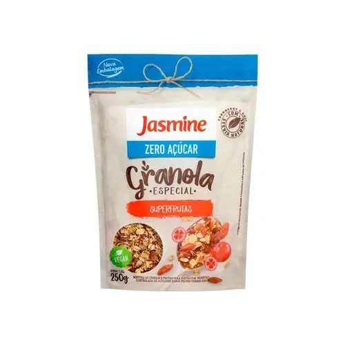 Granola Zero Açúcar Frutas Tropicais Jasmine 250g