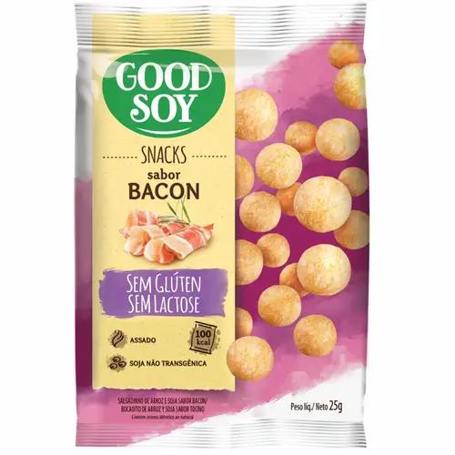 Salgadinho de Bacon Sem Glúten Sem Leite Sem Lactose