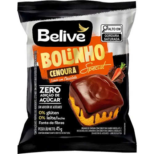 Bolinho de Cenoura com Cobertura de Chocolate