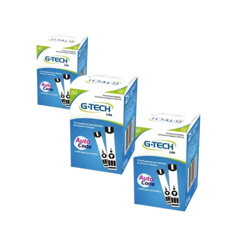 Tiras G-tech lite com 150 unidades