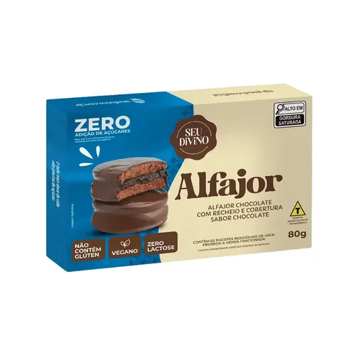 Alfajor sem glúten e sem açúcar