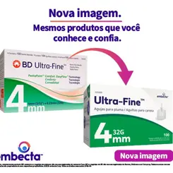 Agulha BD 4mm Ultrafine easyflow