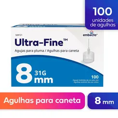 Agulha 8mm embecta - antiga BD