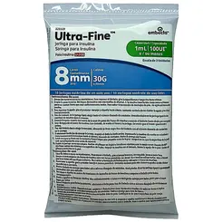Seringa embecta 1ml x 8mm Pct c/ 10  antiga BD