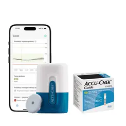 1 Sensor + 50 tiras Accu chek guide